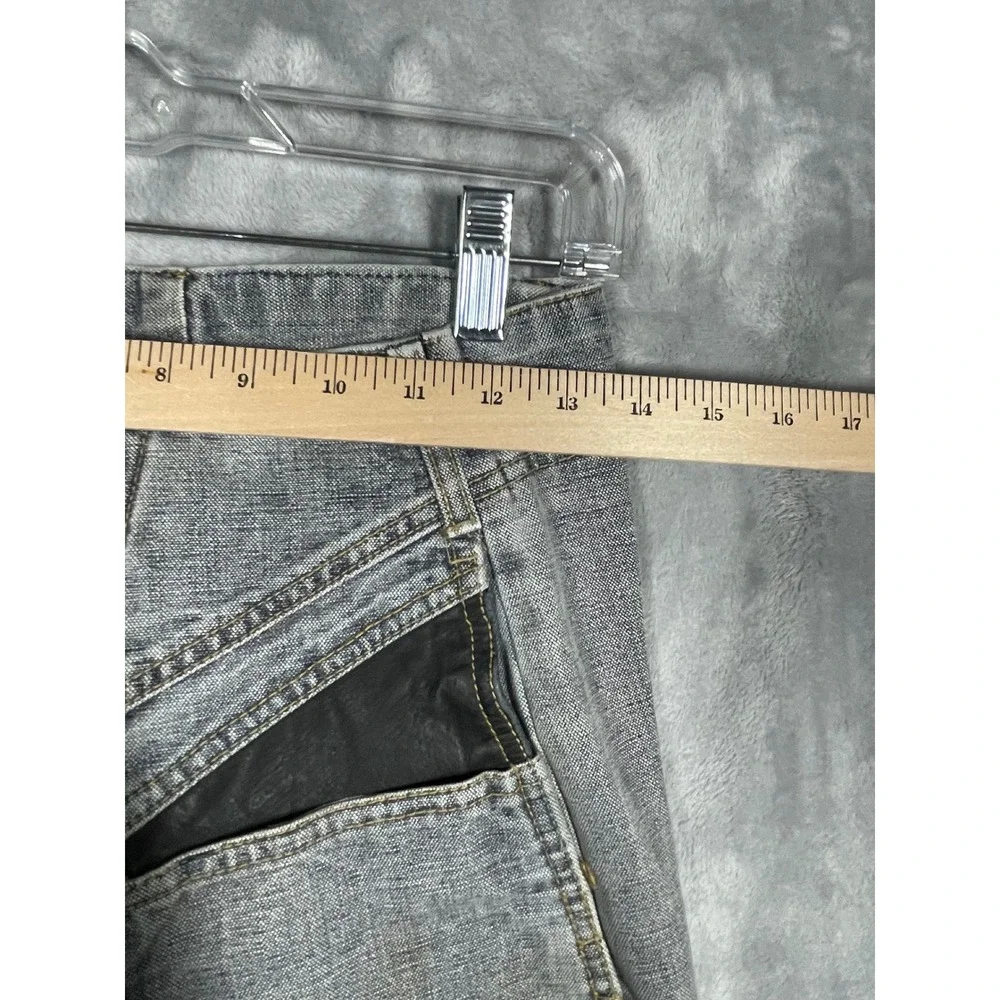 Vintage Guess for Men Georges Marciano Gray High Waist Button Fly Jeans 29
